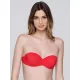 Luna Blue Sense Μπικίνι Strapless - Κοκκινο