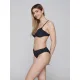 Luna Blue Sense Μπικίνι Σλιπ Με Σούρες - Μαυρο Luna Blue Sense Μπικίνι Σλιπ Με Σούρες - Μαυρο