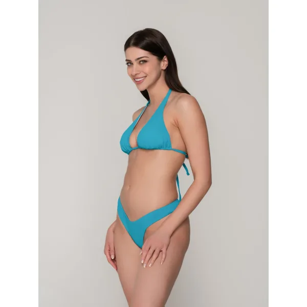 Luna Blue Sense Ψηλό Μπικίνι Brazilian - Κυανο