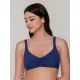 Luna Blue Sense Bralette Με Αφαιρούμενη Cup - Μπλε Luna Blue Sense Bralette Με Αφαιρούμενη Cup - Μπλε