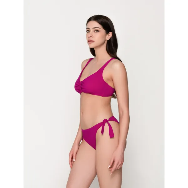 Luna Blue Sense Bralette Με Αφαιρούμενη Cup - Κυκλαμινο