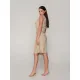 Luna Charmed Midi Φόρεμα - Μπεζ Luna Charmed Midi Φόρεμα - Μπεζ