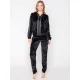 Luna Devoted Σετ Φούτερ Με Κουκούλα Και Στενό Παντελόνι - Μαυρο