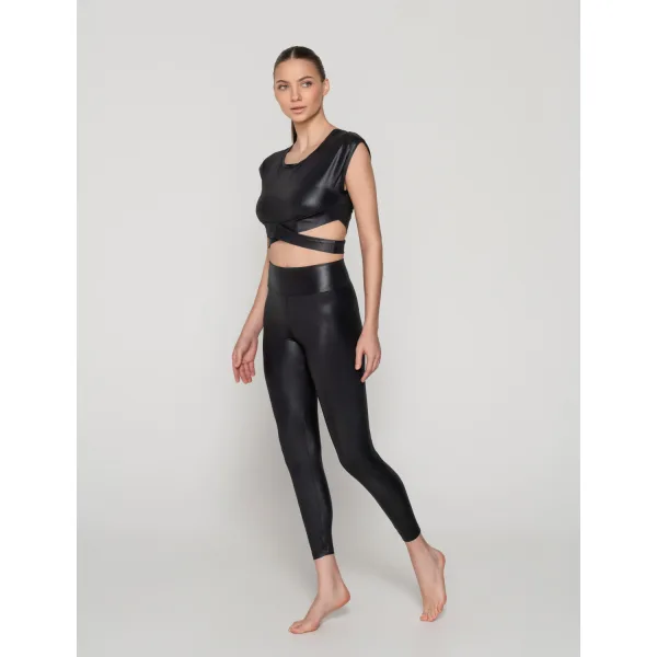 Luna Flexfit Αθλητικό Τοπ - Μαυρο