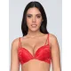 Flirt Σουτιέν Super Push-Up - Κοκκινο Flirt Σουτιέν Super Push-Up - Κοκκινο