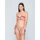 Granada Εμπριμέ Μπικίνι Strapless - Κοκκινο Granada Εμπριμέ Μπικίνι Strapless - Κοκκινο