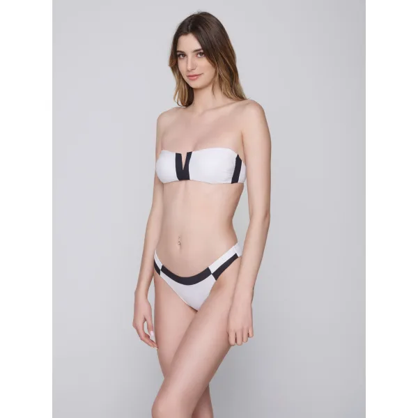 Iconic Μπικίνι Strapless Με Αφαιρούμενη Ενίσχυση Β - Λευκο