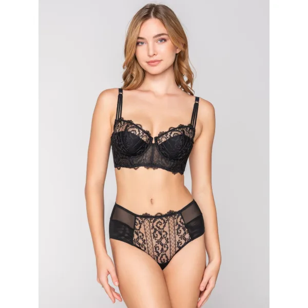 Luna Lilium Bustier - Μαυρο