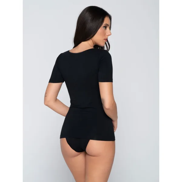 Luna Micro Touch T-Shirt - Μαυρο