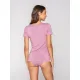 Luna Micro Touch Comfort T-Shirt Με Κοντό Μανίκι - Ροζ