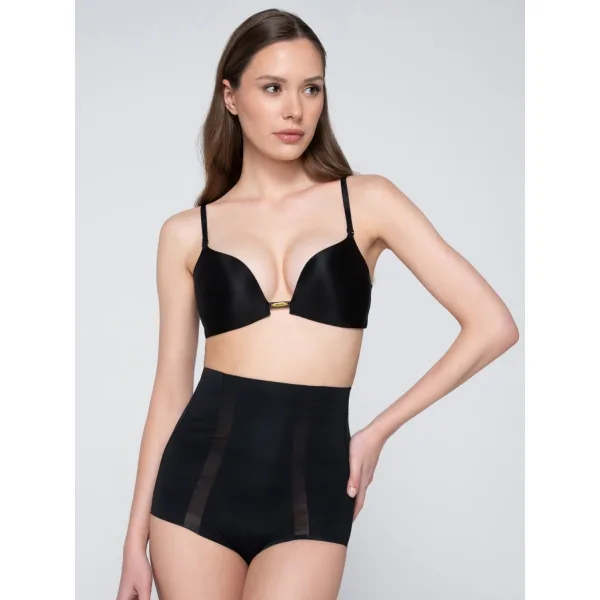 Sculpt Ψηλόμεσο Σλιπ Υψηλής Σύσφιξης 30Cm - Μαυρο