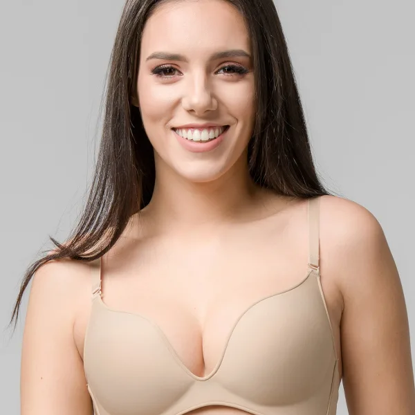 Luna Miracle One Wireless Push -Up Σουτιέν Χωρίς Μπανέλα Μπέζ 1808