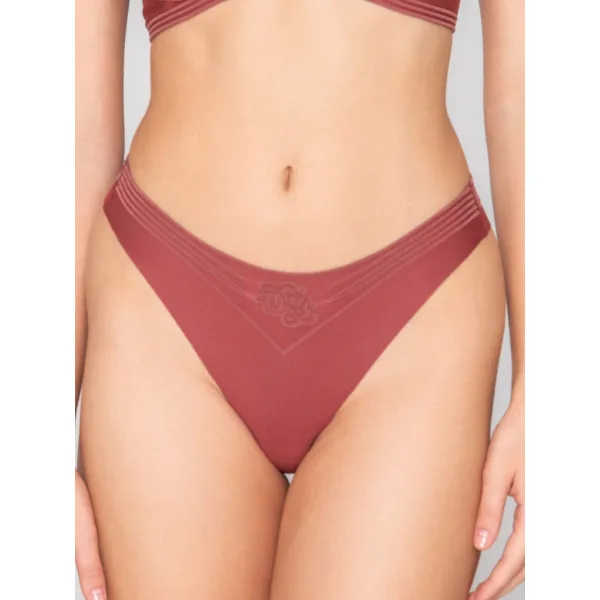 Luna Motion Brazilian Σλιπ Με Silicon Contour™ - Μπορντο