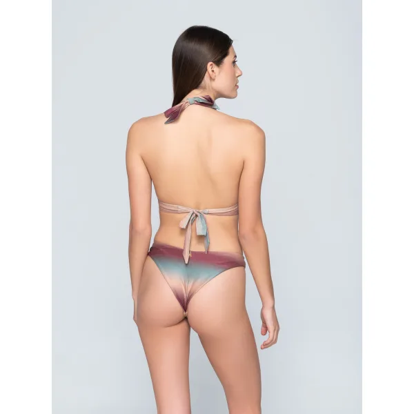 Ombre Lurex Ψηλό Μπικίνι Brazilian - Εμπριμε