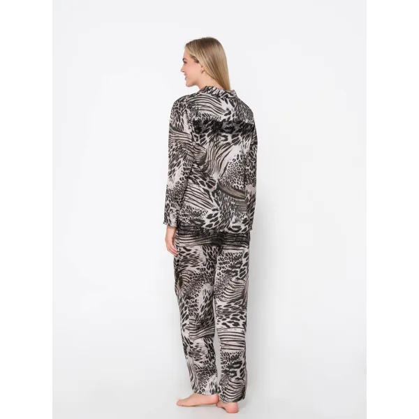 Prestige Animal Print Σετ Πιτζάμα - Εμπριμε