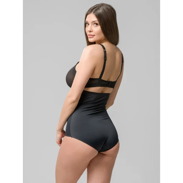 Luna Sculpt Ψηλόμεσο Σλιπ Ήπιας Σύσφιξης 39 Cm - Μαυρο