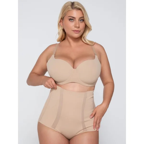 Sculpt Ψηλόμεσο Σλιπ Υψηλής Σύσφιξης 30Cm - Μπεζ