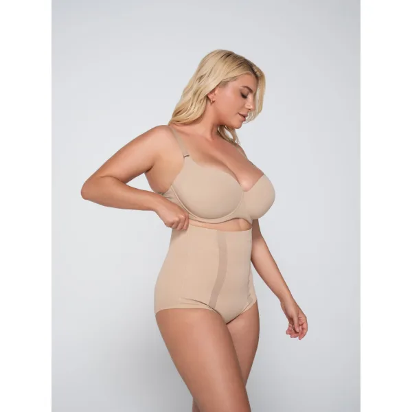 Sculpt Ψηλόμεσο Σλιπ Υψηλής Σύσφιξης 30Cm - Μπεζ