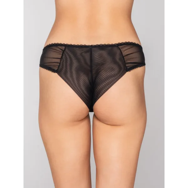 Luna Shiny Brazilian Σλιπ Με Στρας - Μαυρο