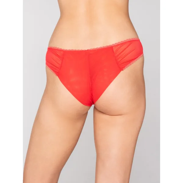 Luna Shiny Brazilian Σλιπ Με Στρας - Κοκκινο