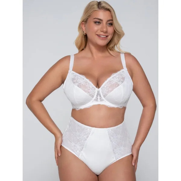 Luna Venus 3D Μπαλκονέ Με Μπανέλα Full Cup - Λευκο