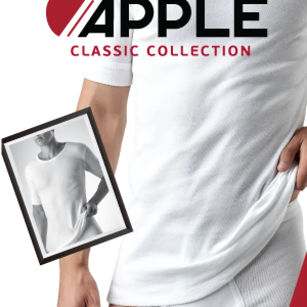 Apple Hipster Μποξεράκι Ανδρικό 2 Τεμάχια και για Μεγάλα Μεγέθη Μαύρο με χρώμα στο λογότυπο Silver - Petrol 0112970 Lycra
