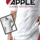 Apple Hipster Μποξεράκι Ανδρικό 2 Τεμάχια και για Μεγάλα Μεγέθη Μαύρο με χρώμα στο λογότυπο Silver - Petrol 0112970 Lycra