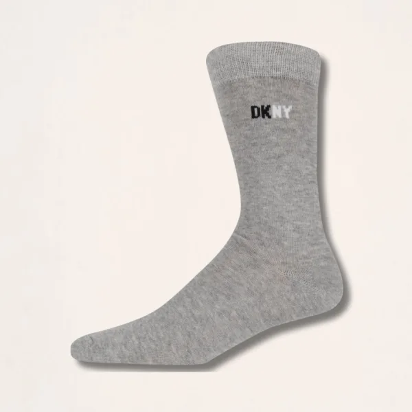 DKNY Αντρικές Βαμβακερές Κάλτσες Ψηλές Devoe Σετ 3τεμ Gift Box Μαύρο-Γκρί -Κόκκινο G5-6459 Νο 40-45 