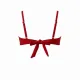 Modern Ocean Γυναικείο Strapless κόκκινο push up με ενίσχυση & αφαρούμενες τιράντες 5036 Red