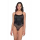 Milena by Paris Γυναικείο Body String Sexy διάφανο Κορμάκι Μαύρο με Κρόσσια 002482 Milena by Paris Γυναικείο Body String Sexy διάφανο Κορμάκι Μαύρο με Κρόσσια 002482