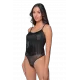 Milena by Paris Γυναικείο Body String Sexy διάφανο Κορμάκι Μαύρο με Κρόσσια 002482 Milena by Paris Γυναικείο Body String Sexy διάφανο Κορμάκι Μαύρο με Κρόσσια 002482