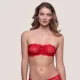 Milena by Paris Γυναικείο κόκκινο Sexy Bralette bandeau με δέσιμο 010158 Red Milena by Paris Γυναικείο κόκκινο Sexy Bralette bandeau με δέσιμο 010158 Red