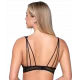 Luna Γυναικείο sexy Bralette Lingerie με δαντέλα Mαύρο και ασημένιες λεπτομέρειες Collection Συλλογή 16403 Luna Γυναικείο sexy Bralette Lingerie με δαντέλα Mαύρο και ασημένιες λεπτομέρειες Collection Συλλογή 16403