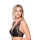 Luna Γυναικείο sexy Bralette Lingerie με δαντέλα Mαύρο και ασημένιες λεπτομέρειες Collection Συλλογή 16403 Luna Γυναικείο sexy Bralette Lingerie με δαντέλα Mαύρο και ασημένιες λεπτομέρειες Collection Συλλογή 16403