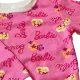 Barbie Παιδική Ρoζ Σκούρο Πυτζάμα Βαμβακερή Φούτερ με την Barbie 
