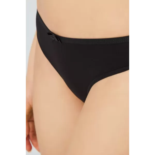 Cottonhill Γυναικείο Βαμβακερό Απλό Κλασσικό Σλιπ Μαύρο CH0849 Cottonhill Γυναικείο Βαμβακερό Απλό Κλασσικό Σλιπ Μαύρο CH0849