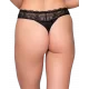 Luna Γυναικείο Sexy Εσώρουχο Brazil-String  Μαύρο Black Collection Συλλογή 26500