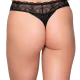 Luna Γυναικείο Sexy Εσώρουχο Brazil-String  Μαύρο Black Collection Pearl Συλλογή 26500