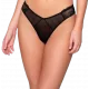 Luna Γυναικείο Sexy Εσώρουχο Brazil-String  Μαύρο Black Collection Συλλογή 26500