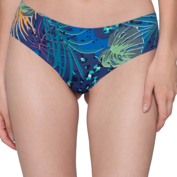 Luna Γυναικείο Εσώρουχο Laser Cut Κανονικό κόψιμο  Χωρίς Ραφές Invisible Εμπριμέ Φύλλα Tropical Every.wear 25103