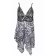 Milena by Paris Γυναικείο Plus Size Νυχτικό Ροζ Λεοπάρ Μαύρο με δώρο String 020022 Nightdress Milena by Paris Γυναικείο Plus Size Νυχτικό Ροζ Λεοπάρ Μαύρο με δώρο String 020022 Nightdress