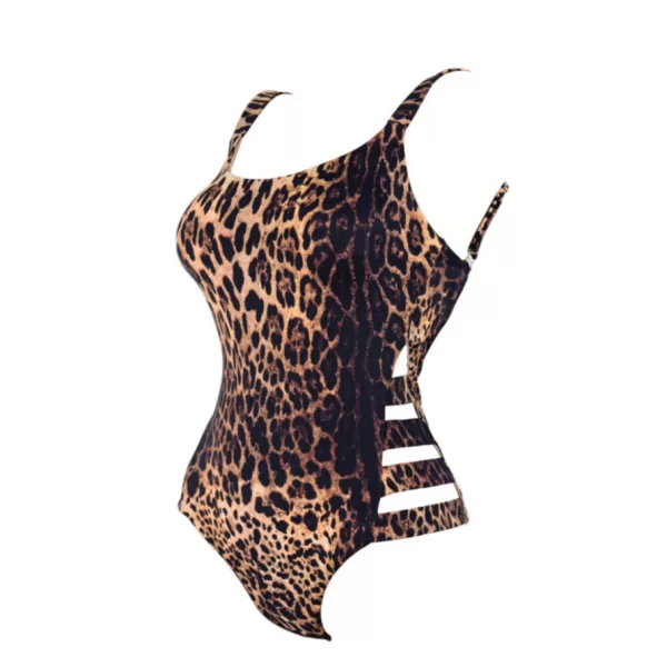 Rock Club Swimsuit Γυναικείο Ολόσωμο Brazil Μαγιό Λεοπάρ 4041 Swimsuit Animal Print