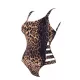 Rock Club Swimsuit Γυναικείο Ολόσωμο Brazil Μαγιό Λεοπάρ 4041 Swimsuit Animal Print