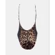 Rock Club Swimsuit Γυναικείο Ολόσωμο Brazil Μαγιό Λεοπάρ 4041 Swimsuit Animal Print
