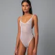  Milena by Paris Γυναικείο Λευκό Super Sexy Διχτυωτό Body String Στρίνγκ 002444